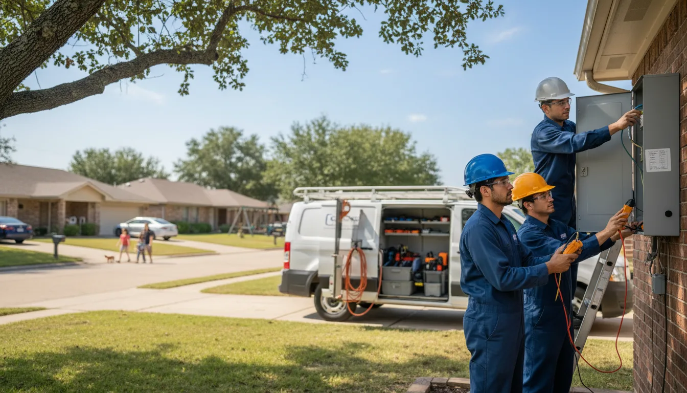 Certified electrician providing emergency electrical services in Lakin, KS